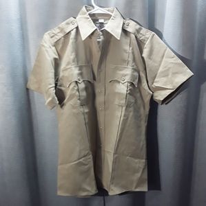 New Tan Button Up Shirt